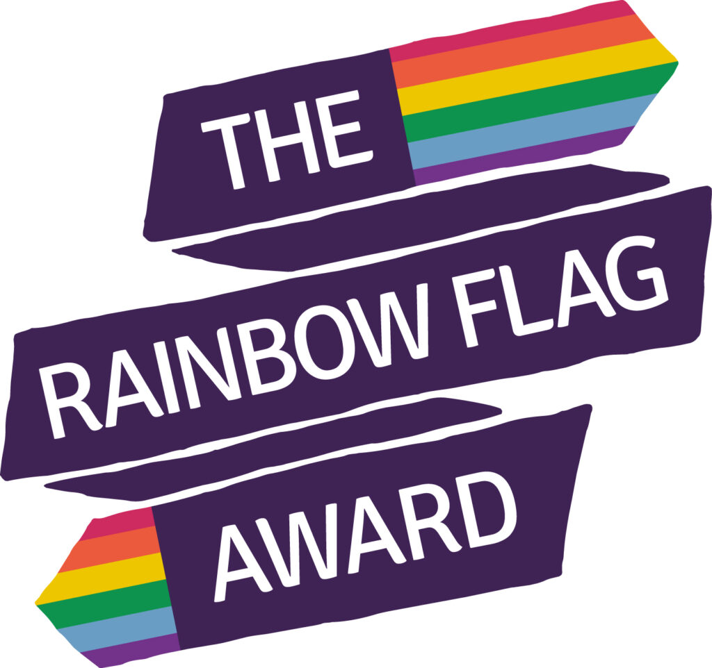 The Rainbow Flag Award Logo